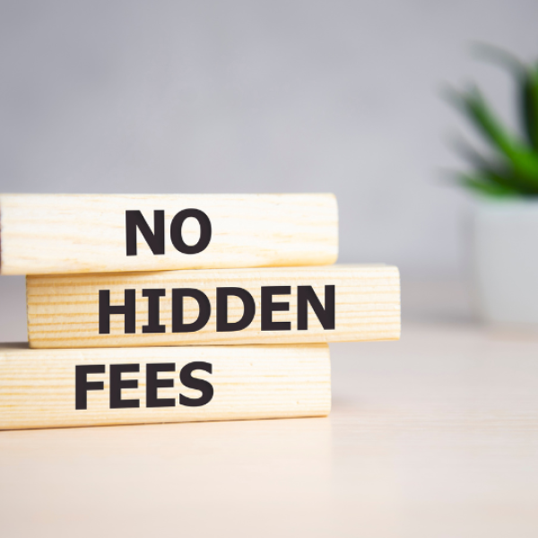 No hidden fee